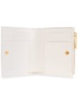 Bottega Veneta Intrecciato Heart Detail Leather Half Wallet White