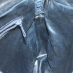 CELINE Horse Carriage C Macadam Canvas Shoulder Bag Navy Blue  fm272