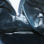 CELINE horse carriage C Macadam Canvas Hand Bag Navy Blue  fm274
