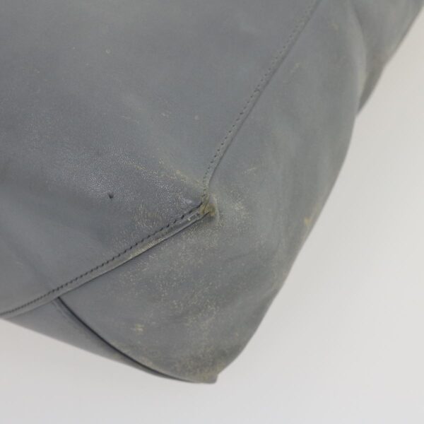 CELINE Tote Bag Leather Gray  am2387g