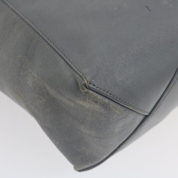 CELINE Tote Bag Leather Gray  am2387g