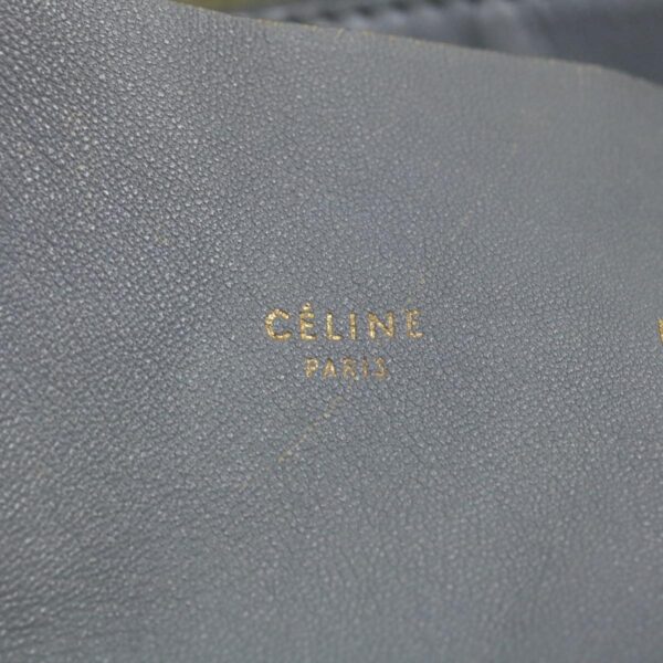CELINE Tote Bag Leather Gray  am2387g