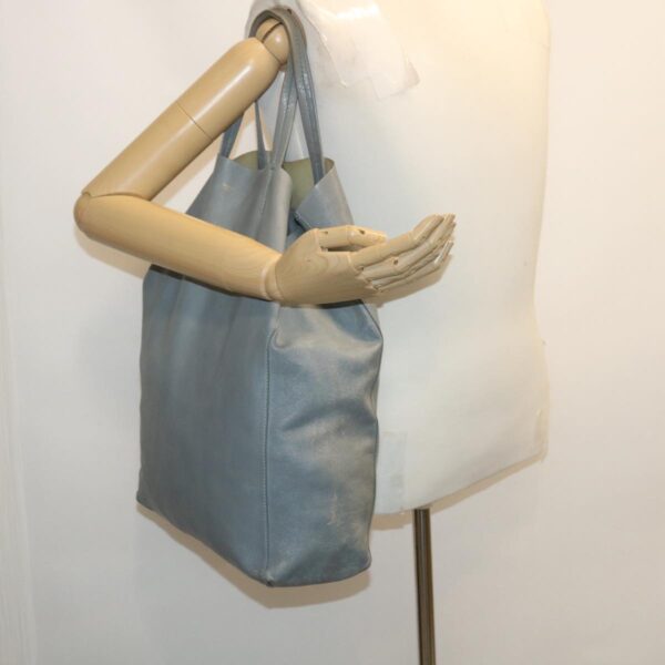 CELINE Tote Bag Leather Gray  am2387g