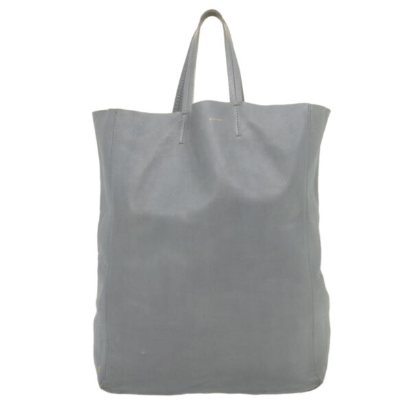 CELINE Tote Bag Leather Gray  am2387g
