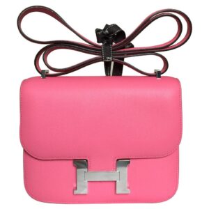 Hermes Constance Mini 18 Rose Azalea Swift Leather PHW