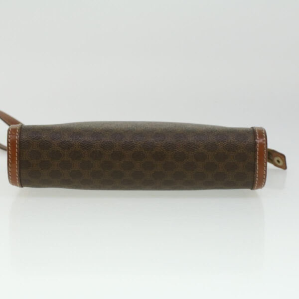 CELINE Macadam Canvas Clutch Hand Bag PVC Leather 3Set Brown purple  im395