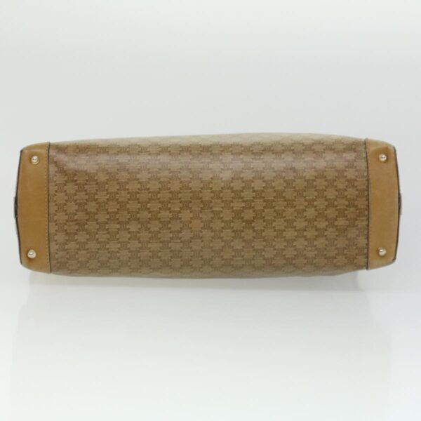 CELINE Macadam Canvas Clutch Hand Bag PVC Leather 3Set Brown purple  im395