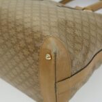 CELINE Macadam Canvas Clutch Hand Bag PVC Leather 3Set Brown purple  im395