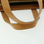 CELINE Macadam Canvas Clutch Hand Bag PVC Leather 3Set Brown purple  im395