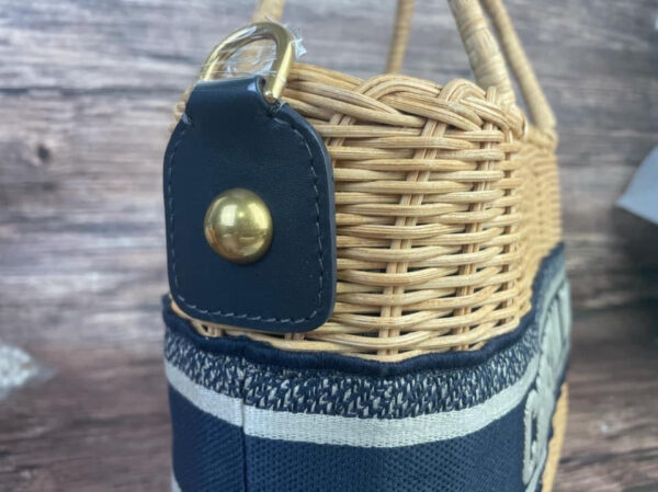 Christian Dior Wicker Basket Bag