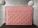 Gucci Pale Pink Guccissima Card Holder ( 225)