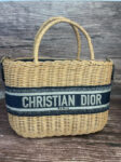 Christian Dior Wicker Basket Bag