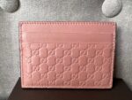 Gucci Pale Pink Guccissima Card Holder ( 225)