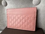 Gucci Pale Pink Guccissima Card Holder ( 225)