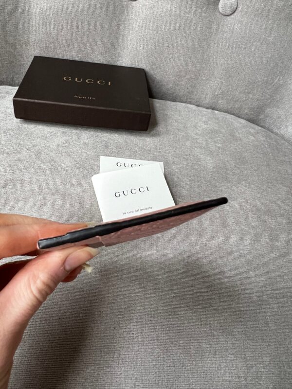 Gucci Pale Pink Guccissima Card Holder ( 225)