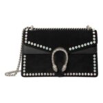 (WMNS) GUCCI Dionysus Series Leather Snake Decoration Single Shoulder Bag Black 400249-CXZFN-8143