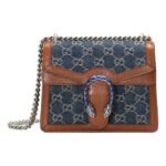 (WMNS) GUCCI Dionysus Single Shoulder Bag Mini Blue/Brown 421970-2KQFN-4483