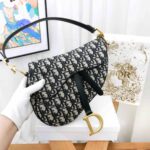 Dior medium saddle bag brown Oblique