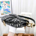 Dior medium saddle bag brown Oblique