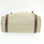 CELINE Macadam Canvas Tote Bag Beige  rd1003