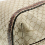 CELINE Macadam Canvas Tote Bag Beige  rd1003