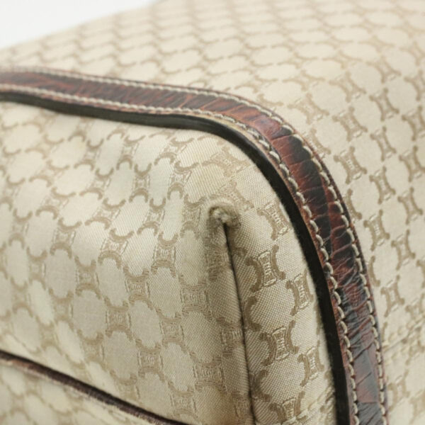 CELINE Macadam Canvas Tote Bag Beige  rd1003