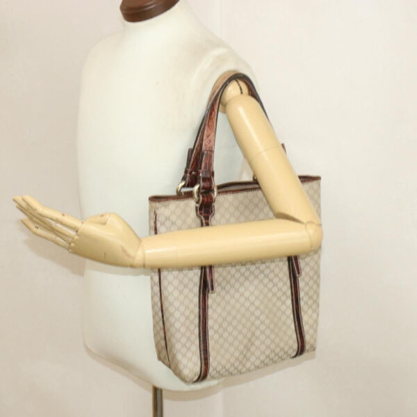 CELINE Macadam Canvas Tote Bag Beige  rd1003