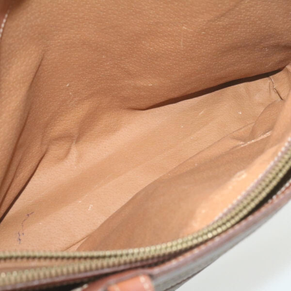 CELINE Macadam Canvas Tote Bag PVC Leather Brown  rd1995