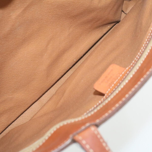 CELINE Macadam Canvas Tote Bag PVC Leather Brown  rd1995
