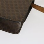 CELINE Macadam Canvas 2Way Shoulder Bag Brown  rd2081