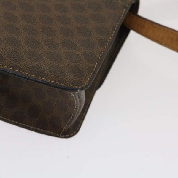 CELINE Macadam Canvas 2Way Shoulder Bag Brown  rd2081