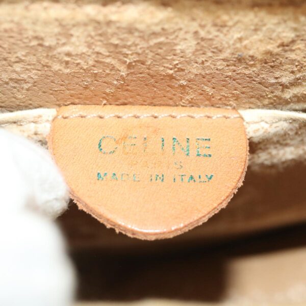 CELINE Macadam Canvas 2Way Shoulder Bag Brown  rd2081