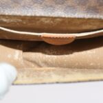 CELINE Macadam Canvas 2Way Shoulder Bag Brown  rd2081