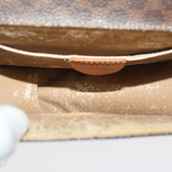 CELINE Macadam Canvas 2Way Shoulder Bag Brown  rd2081