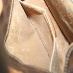 CELINE Macadam Canvas 2Way Shoulder Bag Brown  rd2081