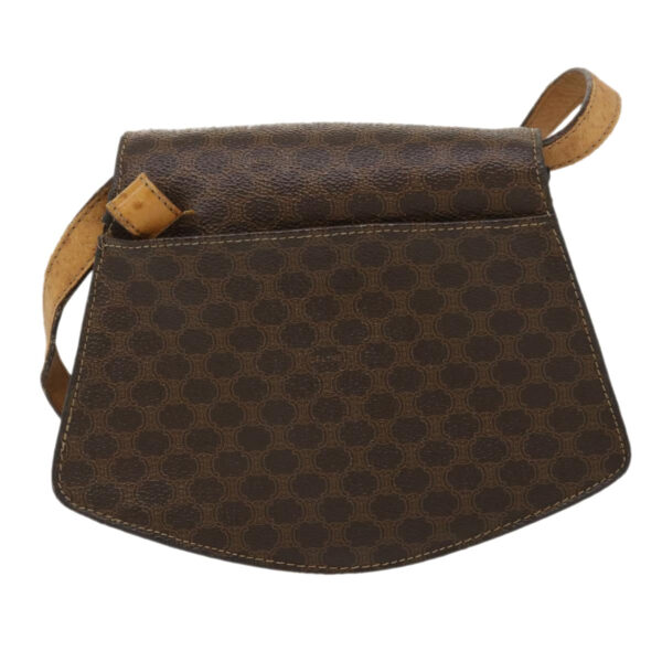 CELINE Macadam Canvas 2Way Shoulder Bag Brown  rd2081