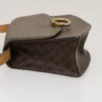 CELINE Macadam Canvas 2Way Shoulder Bag Brown  rd2081