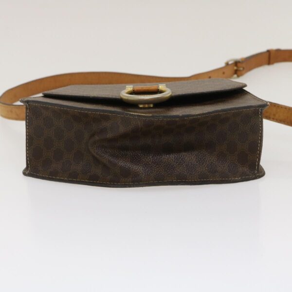 CELINE Macadam Canvas 2Way Shoulder Bag Brown  rd2081