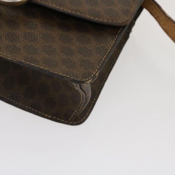 CELINE Macadam Canvas 2Way Shoulder Bag Brown  rd2081