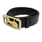 CELINE Horse Carriage Belt Black  rd2136