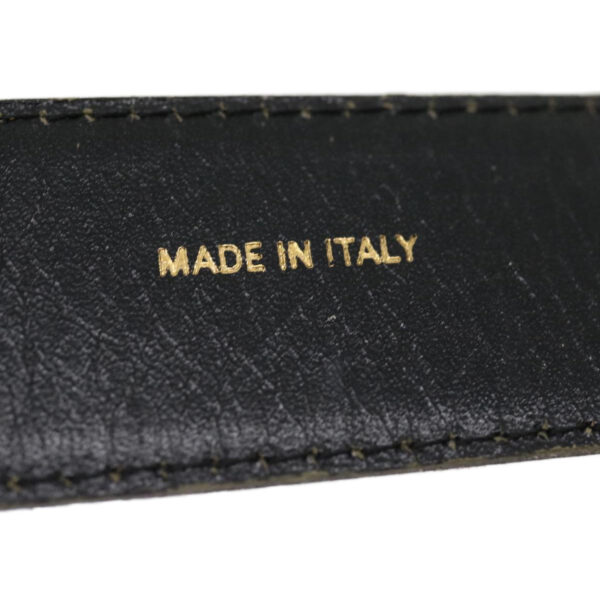 CELINE Horse Carriage Belt Black  rd2136