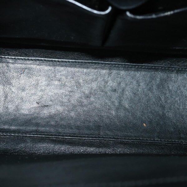 CELINE Horse Carriage Hand Bag Leather Black  rd3150