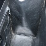 CELINE Horse Carriage Hand Bag Leather Black  rd3150