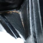 CELINE Horse Carriage Hand Bag Leather Black  rd3150