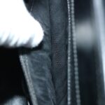 CELINE Horse Carriage Hand Bag Leather Black  rd3150