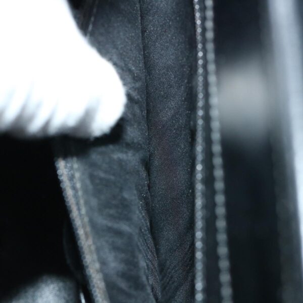 CELINE Horse Carriage Hand Bag Leather Black  rd3150