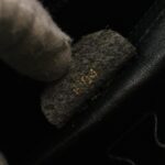 CELINE Horse Carriage Hand Bag Leather Black  rd3150