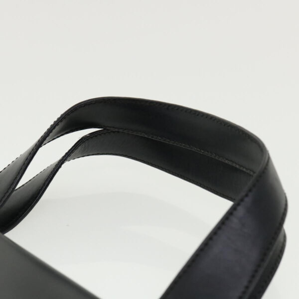 CELINE Horse Carriage Hand Bag Leather Black  rd3150