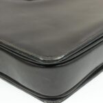 CELINE Horse Carriage Shoulder Bag Black Leather  rd764