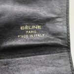 CELINE Horse Carriage Shoulder Bag Black Leather  rd764
